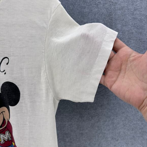 VTG 90s sz Women's M Mickey & Minnie Mouse DC T-Shirt Single Stitch USA made - Picture 9 of 12